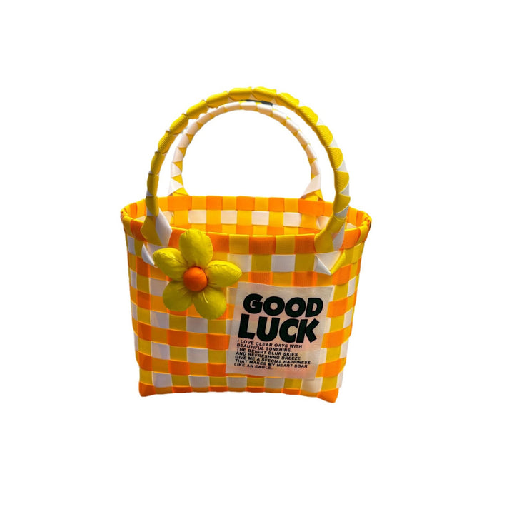 Playful and Colorful Basket Bag Kalsten