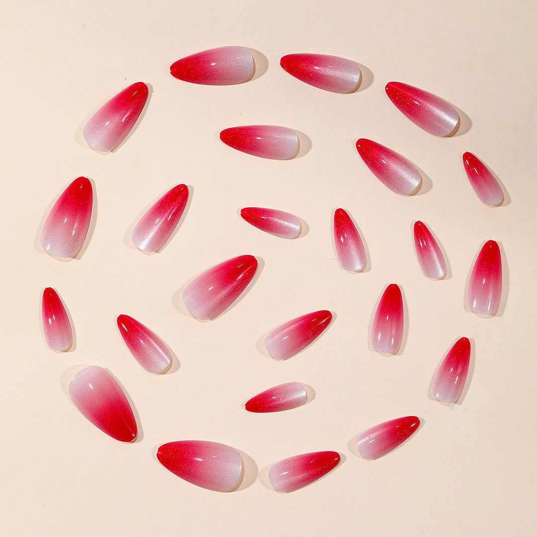Ombre Stiletto Nail Art Extensions Kalsten