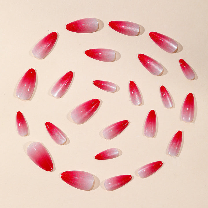 Ombre Stiletto Nail Art Extensions Kalsten