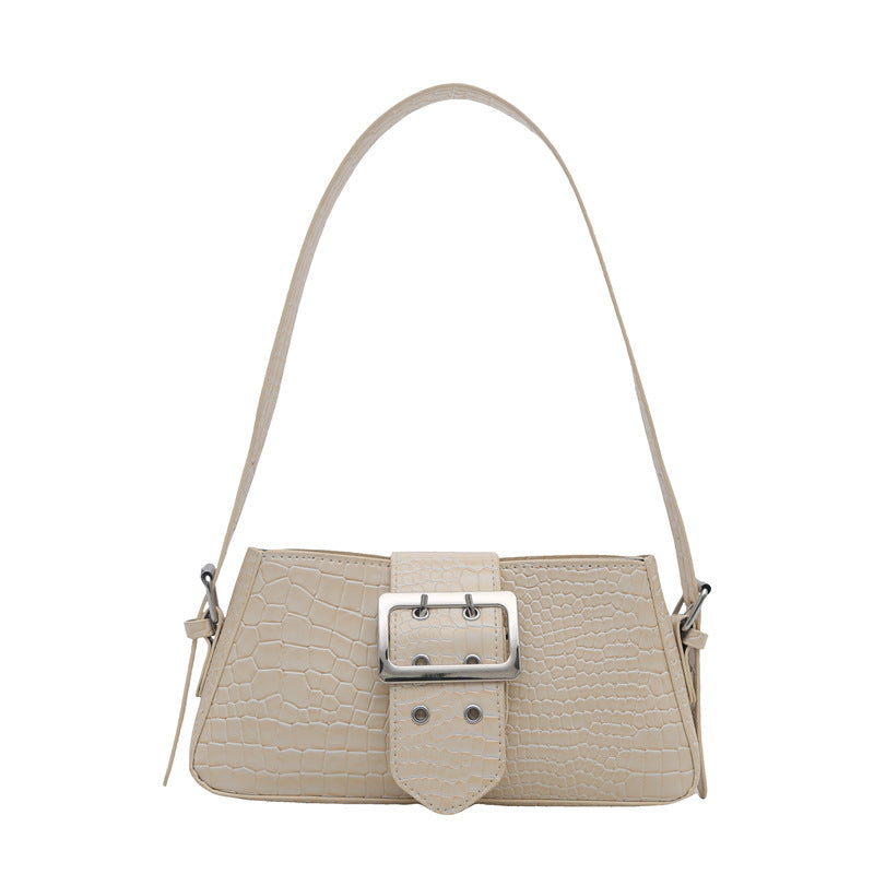 Croc-Embossed Handbag