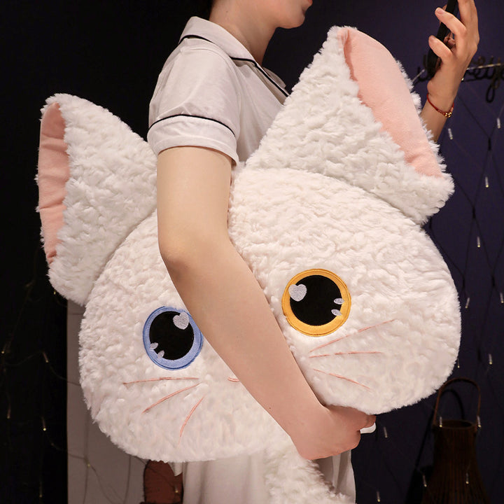 Plush pillow and blanket set