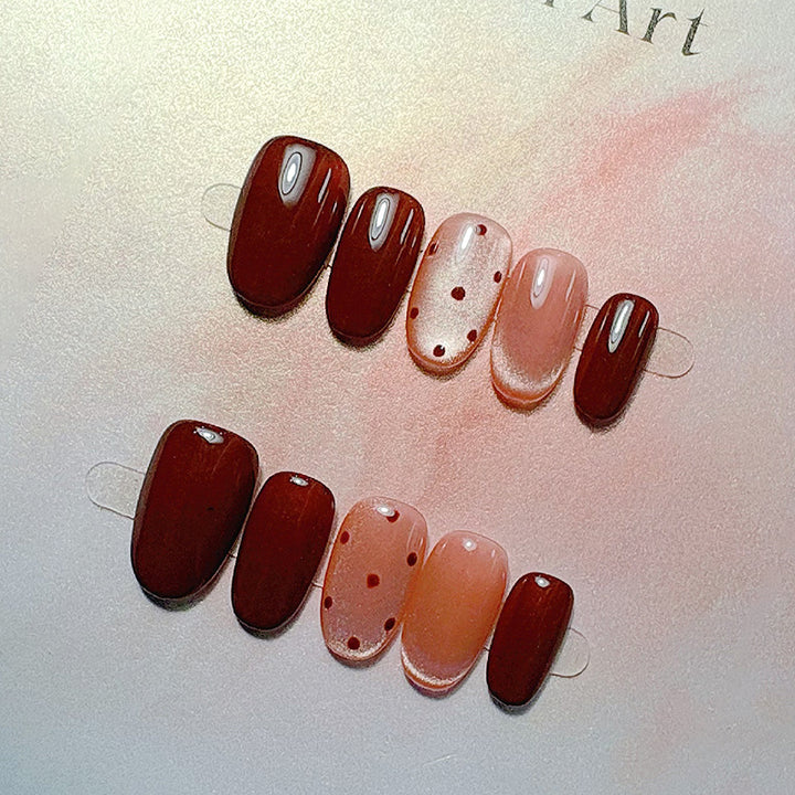 Premium French Tip Press-On Nails Kalsten