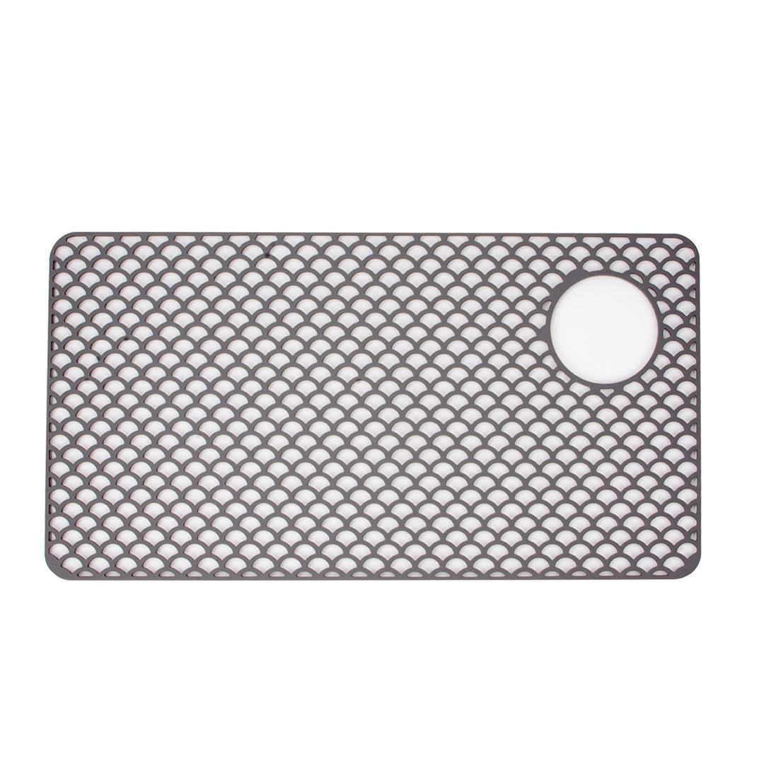Non-Slip Multi-Textured Kitchen Drain Mat Kalsten