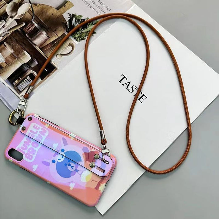 Durable Leather Double Strap Lanyard Kalsten
