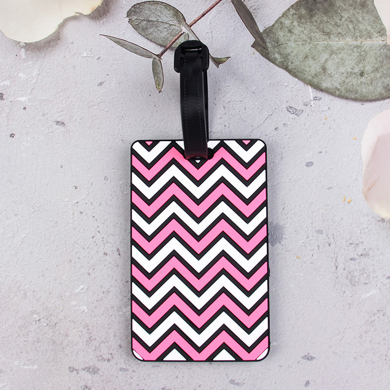 Stylish Chevron Pattern Luggage Tag Kalsten