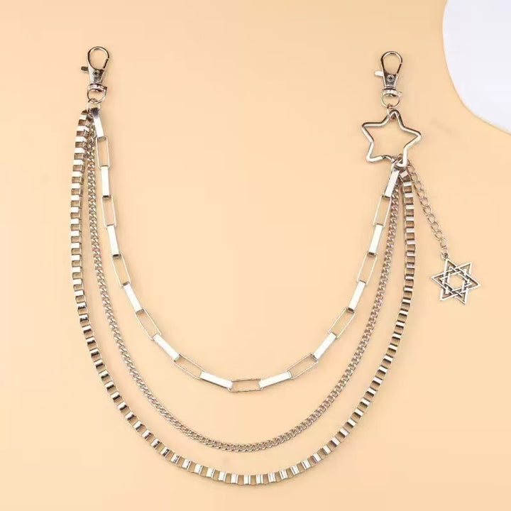 Fashionable chain accessory with star pendant Kalsten
