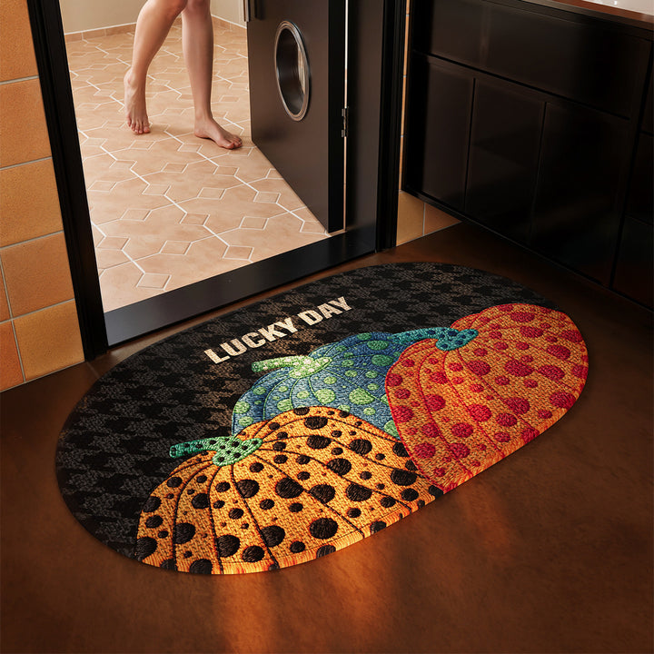 Fun Themed Indoor Oval Mat