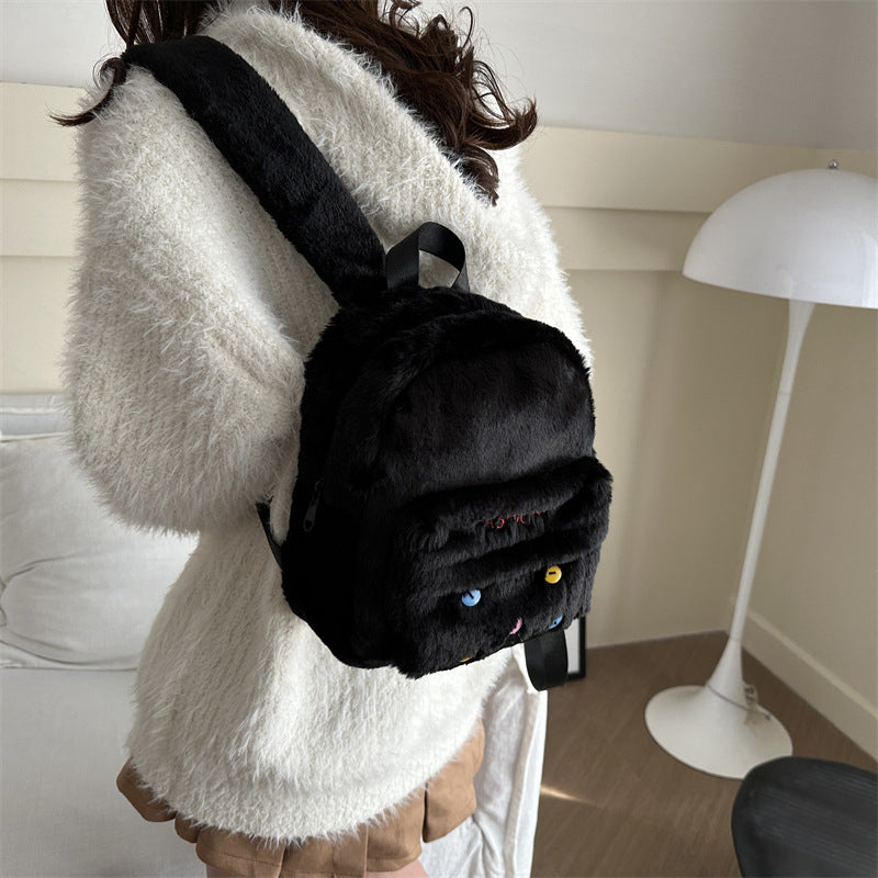 Plush backpack with playful design Kalsten