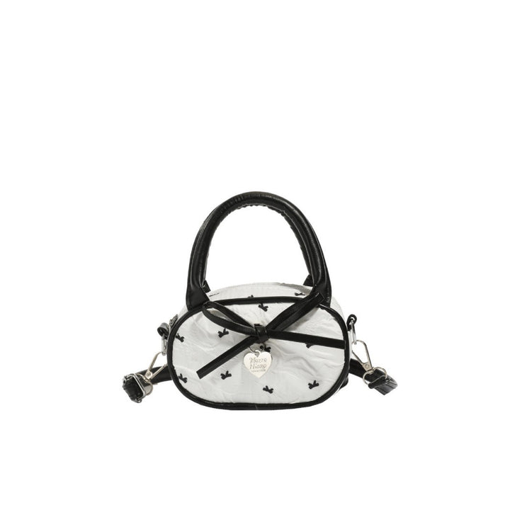 Quilted Mini Handbag with Heart Detail Kalsten
