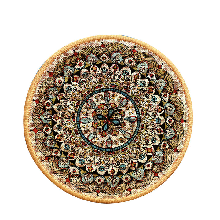 Decorative Round Floor Mat Kalsten