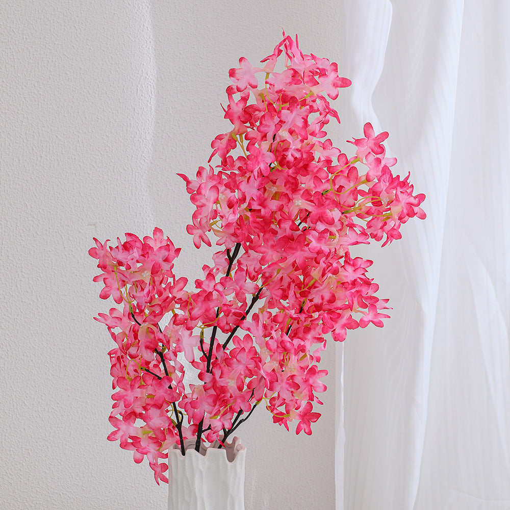 Artificial flower branch with delicate details