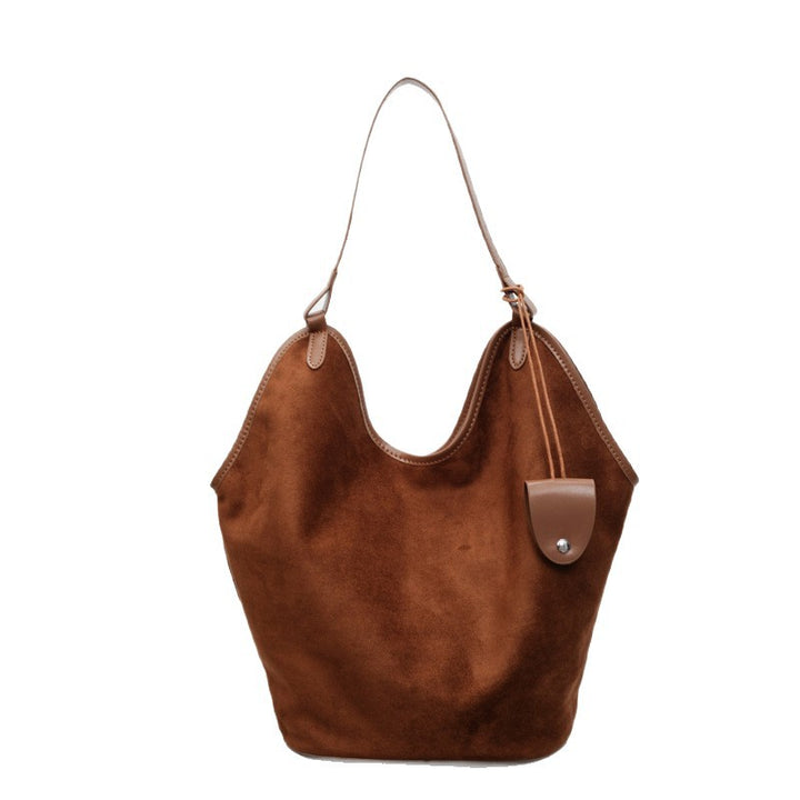 Suede Chic Slouchy Tote Bag Kalsten