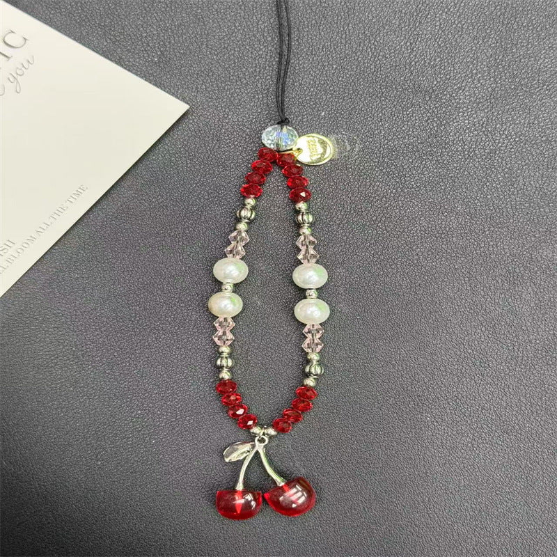 Charming Cherry Pendant Phone Charm Holder Kalsten