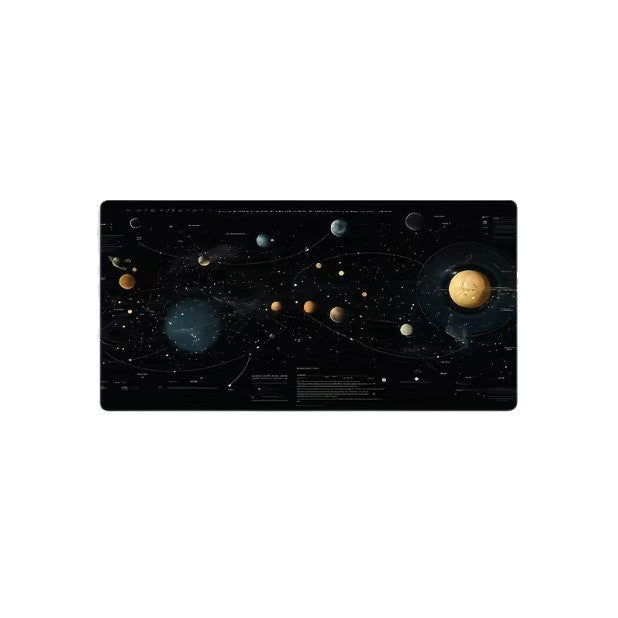 Planets-Themed Gaming Desk Mat Kalsten