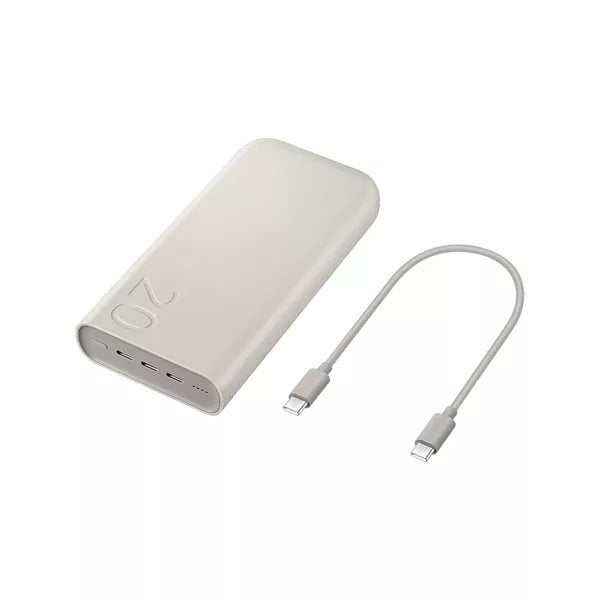 High-capacity dual USB-C PD portable power bank with fast charging and included USB-C cable Kalsten