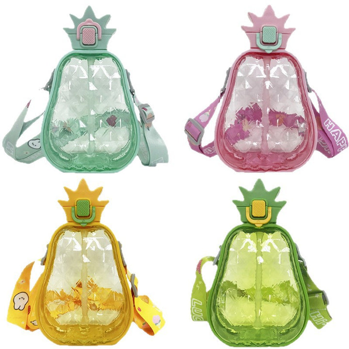 Women's Water Bottle in Pineapple Design Kalsten