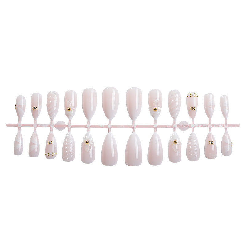 Acrylic nail set with luxurious and stylish decorations Kalsten