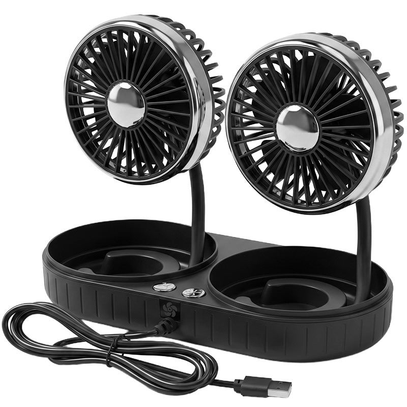 Double USB Desk Fan with Flexible Tilt Function Kalsten