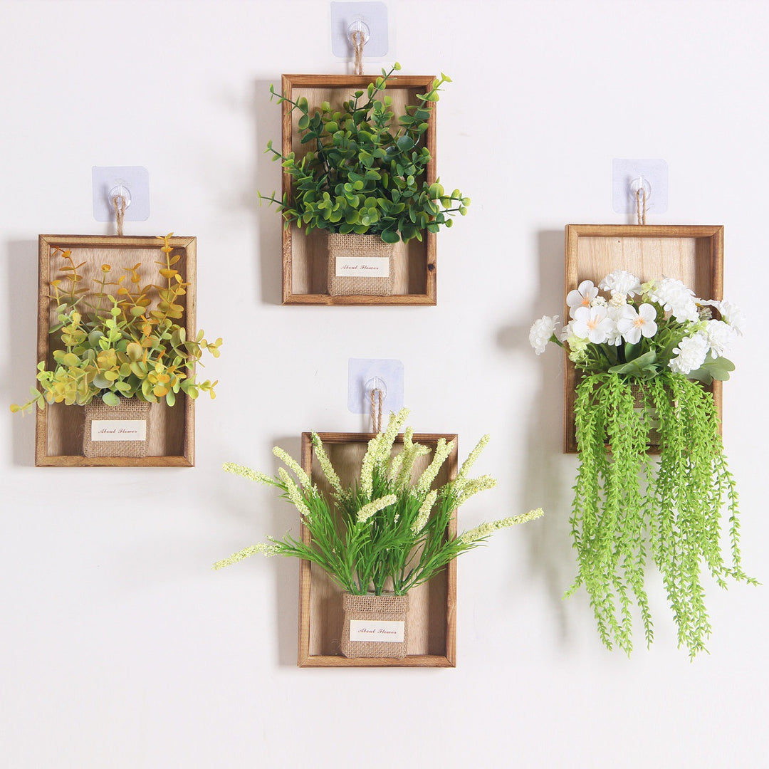 Wall-Mounted Decorative Floral Hanging Planter