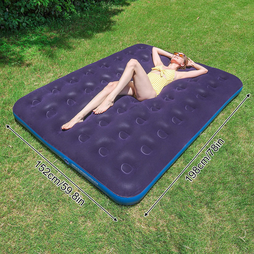 Ladies Inflatable Luxury Air Mattress with Soft Velours Surface Kalsten