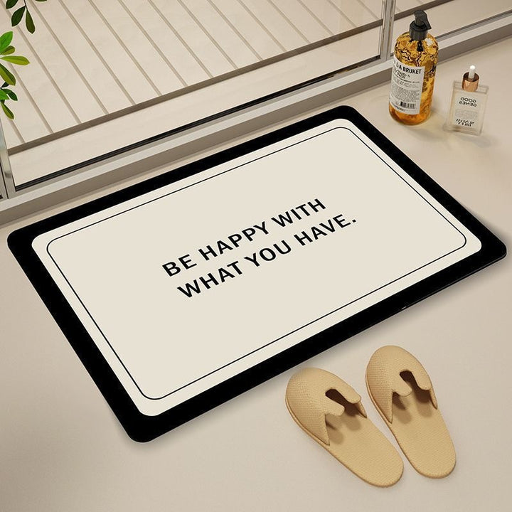 Motivational Bathroom Mat Kalsten