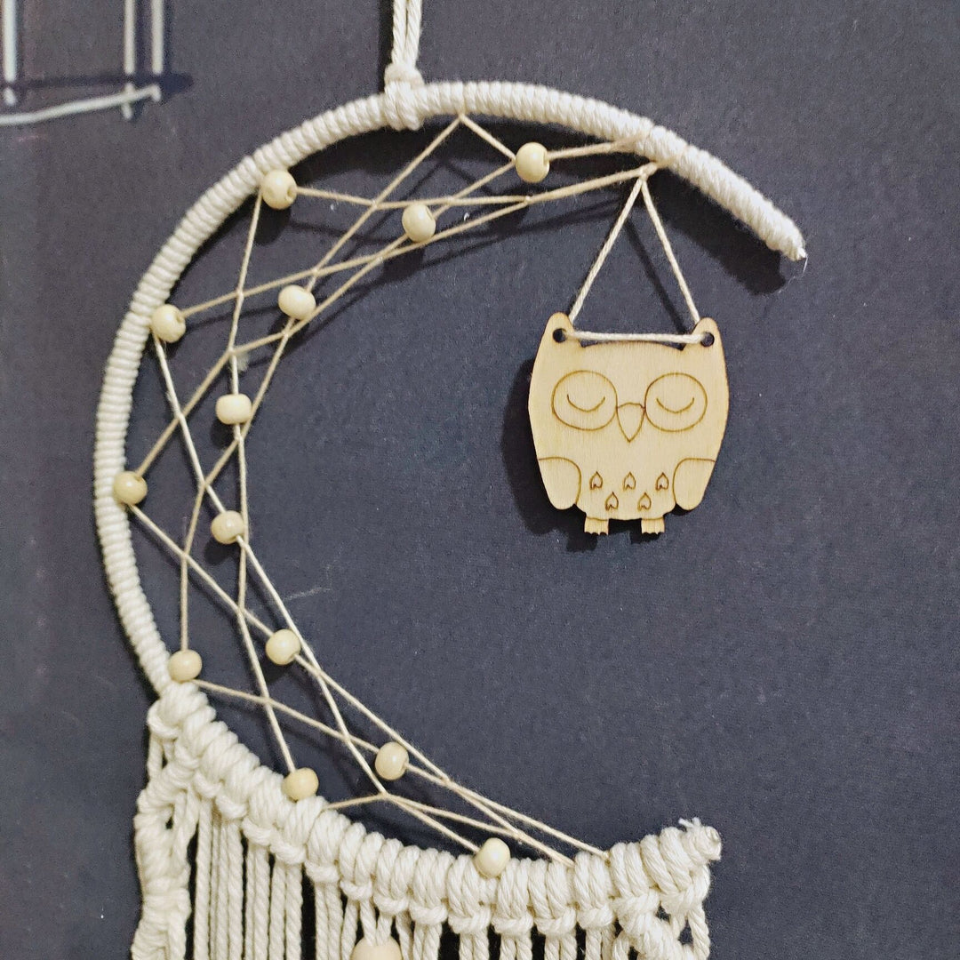 Macramé Moon Wall Hanging Kalsten