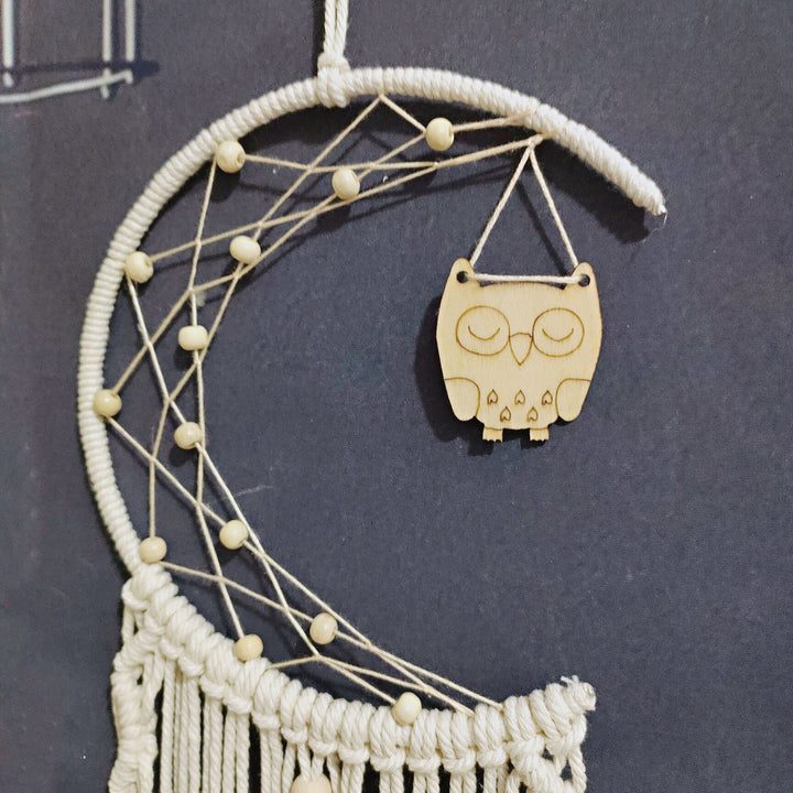 Macramé Moon Wall Hanging Kalsten