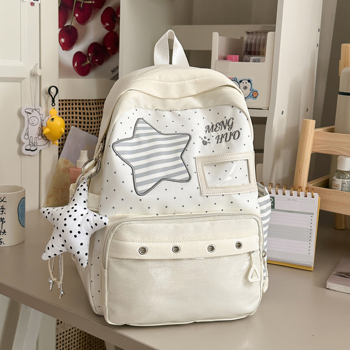 Trendy Star-Embellished Backpack Kalsten