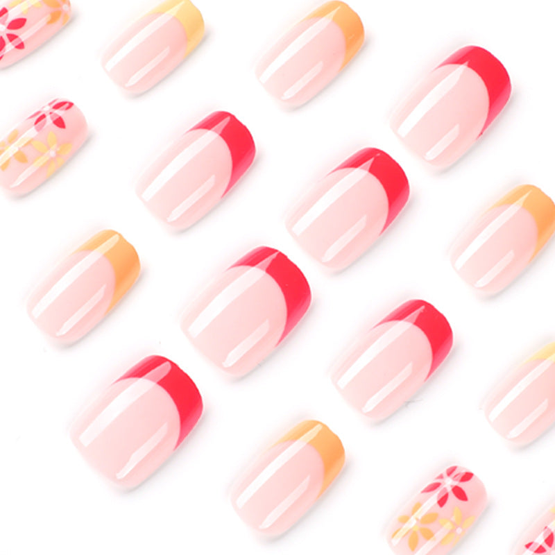 Artful nail art with delicate floral accents Kalsten