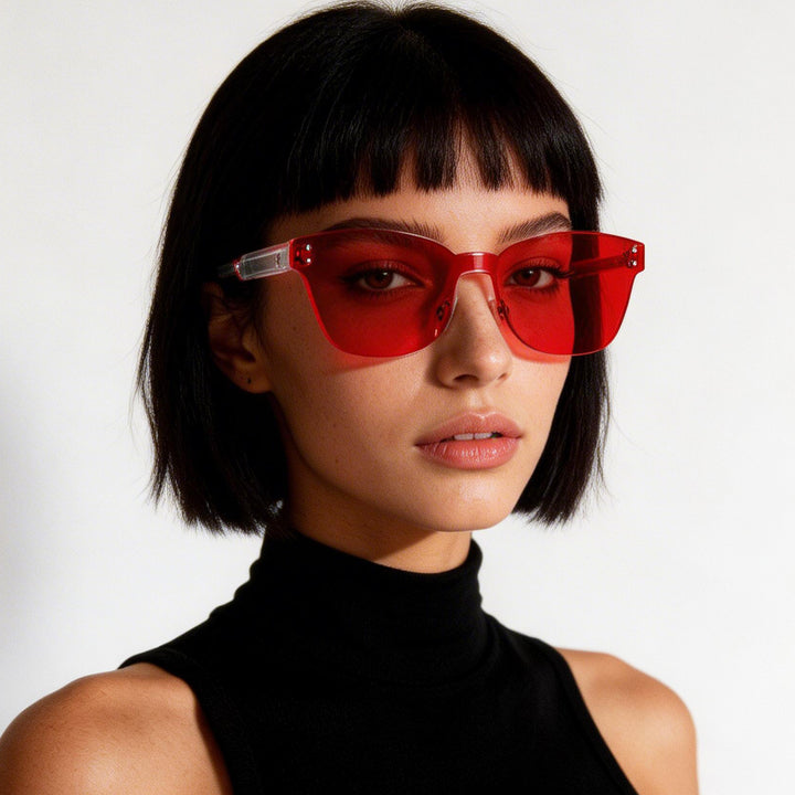 Women's Fashion Sunglasses with Unique Transparent Frame Kalsten