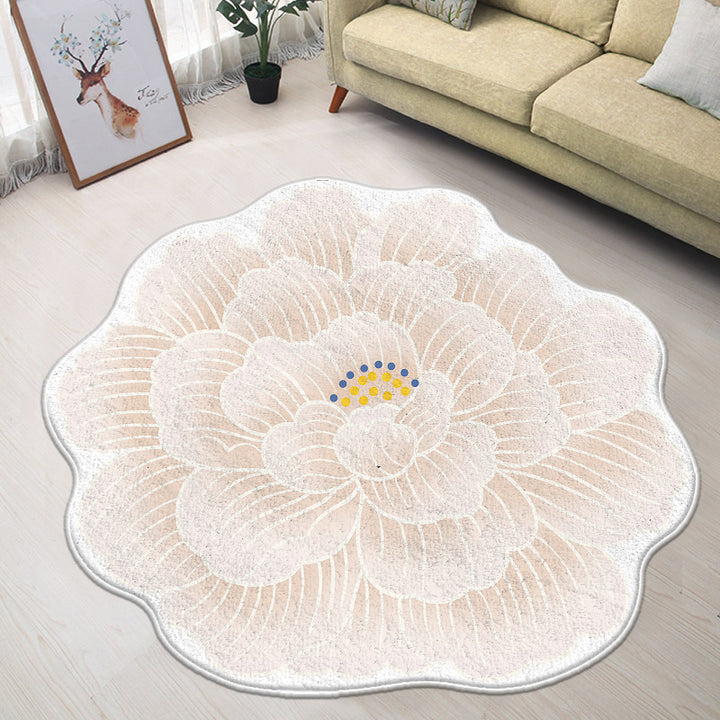 Floral-Inspired Decorative Mat