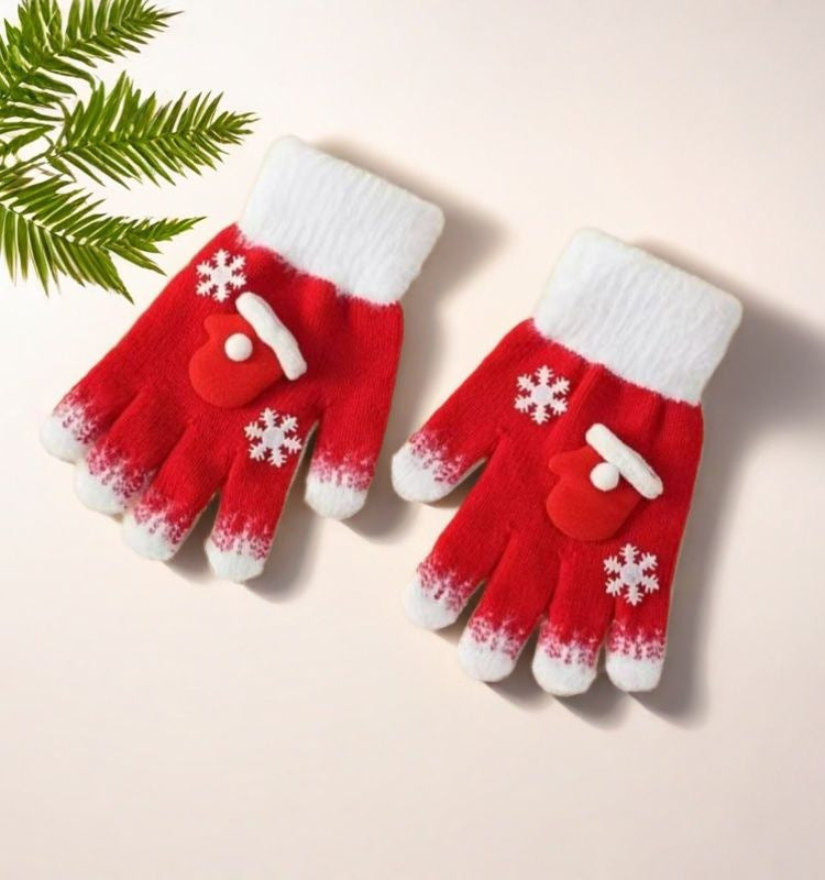 Children's Playful Cartoon-Themed Fingerless Gloves Kalsten