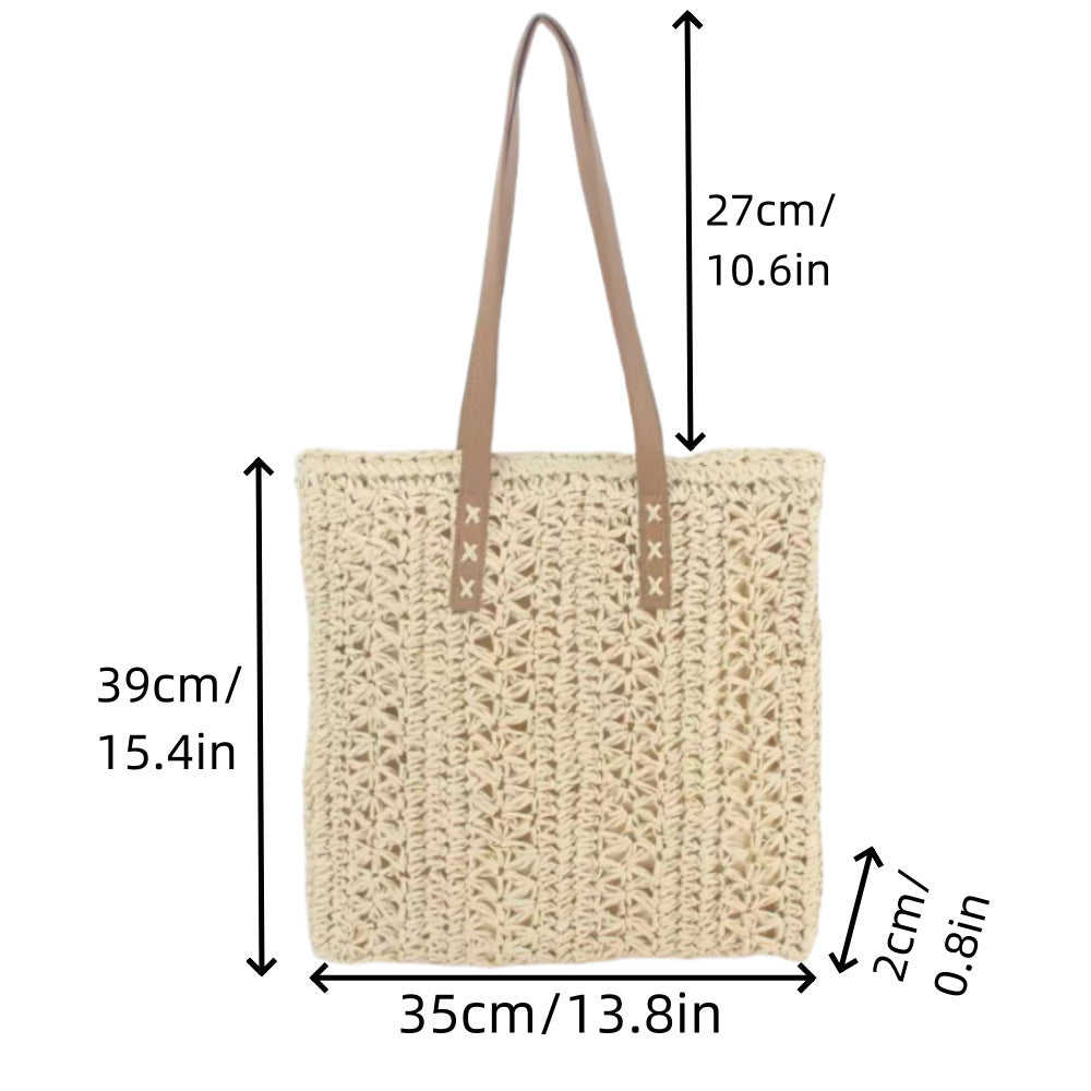 Structured Woven Shopping Bag Kalsten
