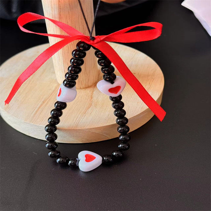 Heart-Themed Beaded Accessory Kalsten