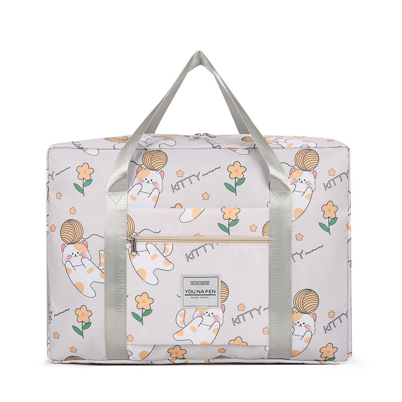 Fun Cat-Themed Travel Duffle Bag Kalsten