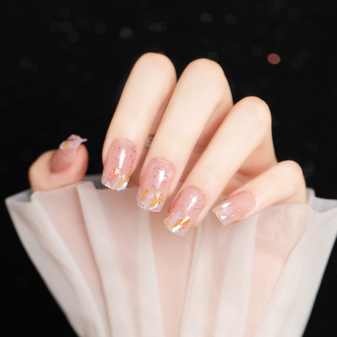 Decorative Glitter Press-On Nails
