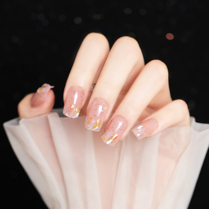 Decorative Glitter Press-On Nails