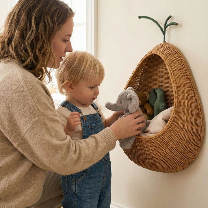 Wall basket in apple shape Kalsten