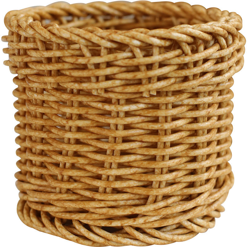 Handwoven Natural Wicker Planter Kalsten
