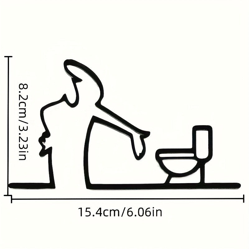 Funny Toilet Humor Wall Decor