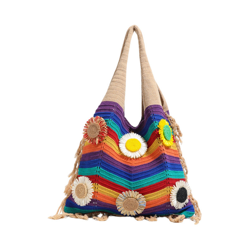 Colorful Bohemian Tote Bag