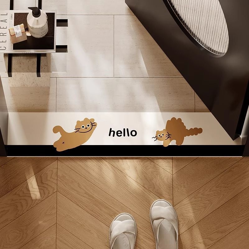 Playful Cat-Themed Door Mat Kalsten