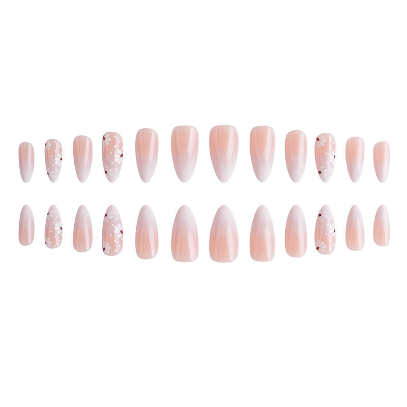 Floral Ombre Press-On Nail Art Kalsten
