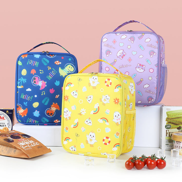 Kids Fun Cartoon-Themed Lunch Bag