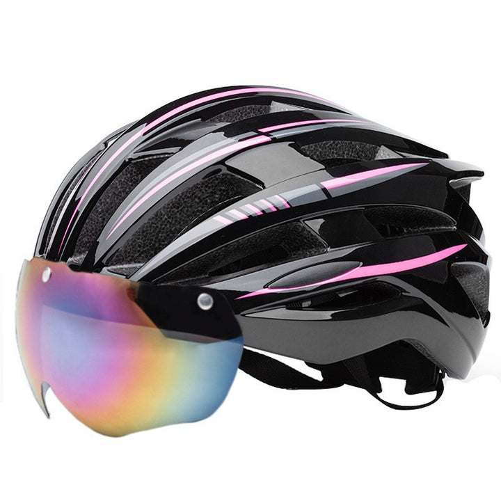 Road bike helmet with visor-friendly design and excellent ventilation Kalsten