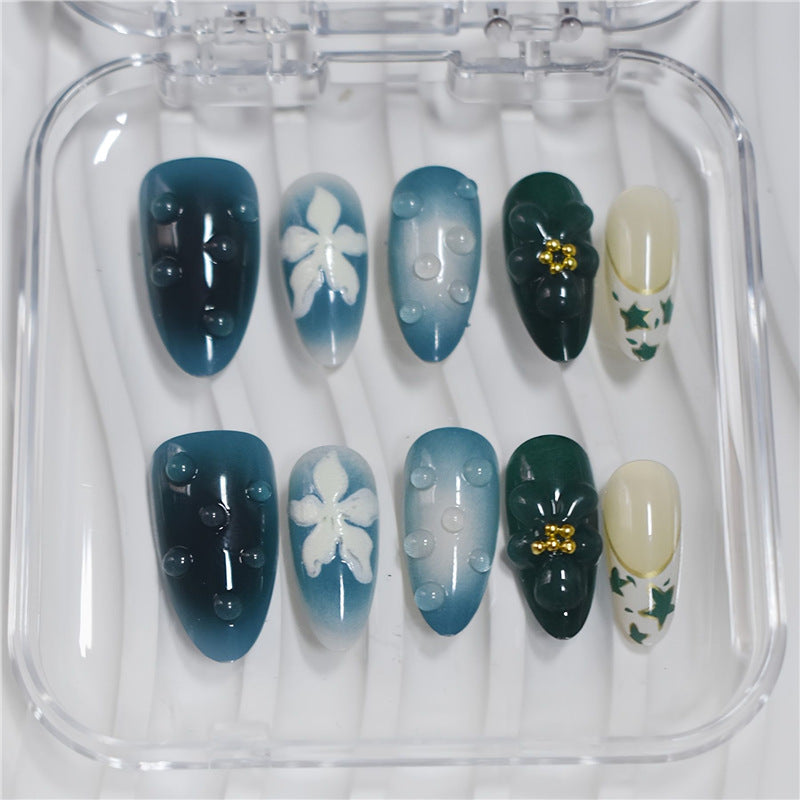 Artistic Cartoon-Themed Press-On Nail Art Set Kalsten