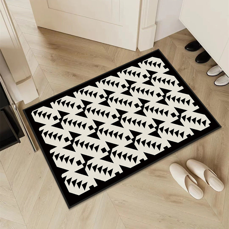 Geometric Patterned Entrance Mat