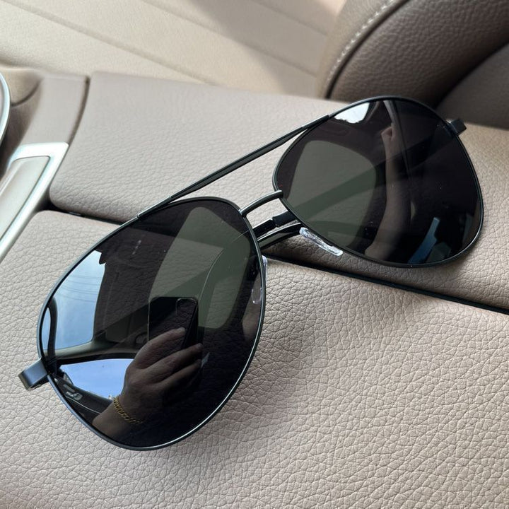 Stylish Aviator Sunglasses with Enhanced UV Protection Kalsten