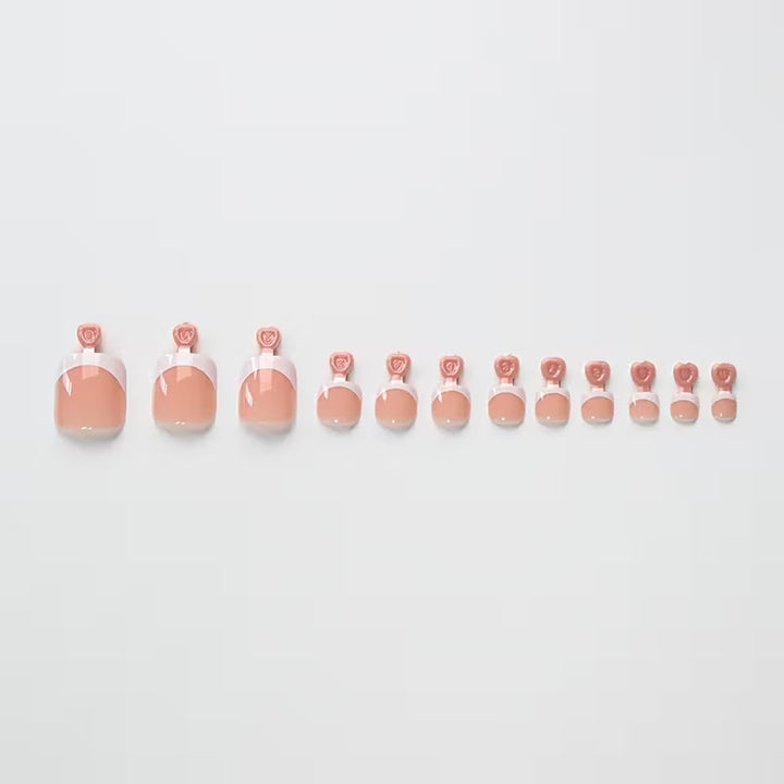 French Tip Toenail Press-On Set Kalsten
