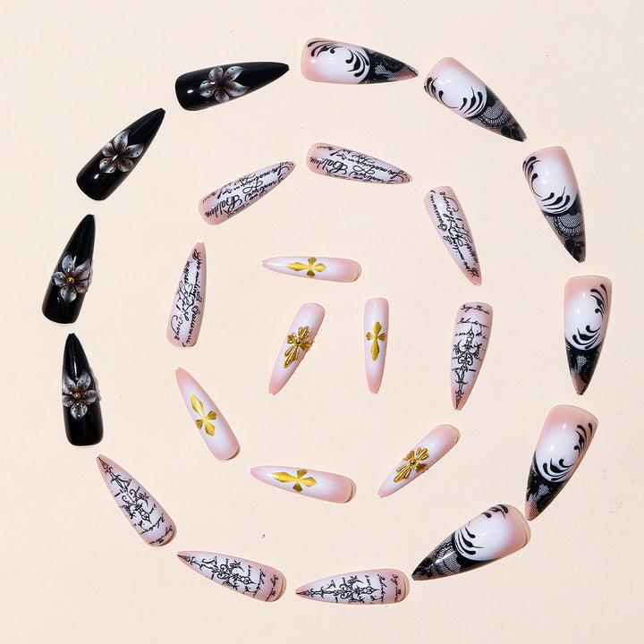 Premium Stiletto Nail Art Extensions Kalsten